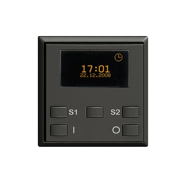 Kit frontale per timer astro.ZEP ON/OFF EDIZIOdue nero