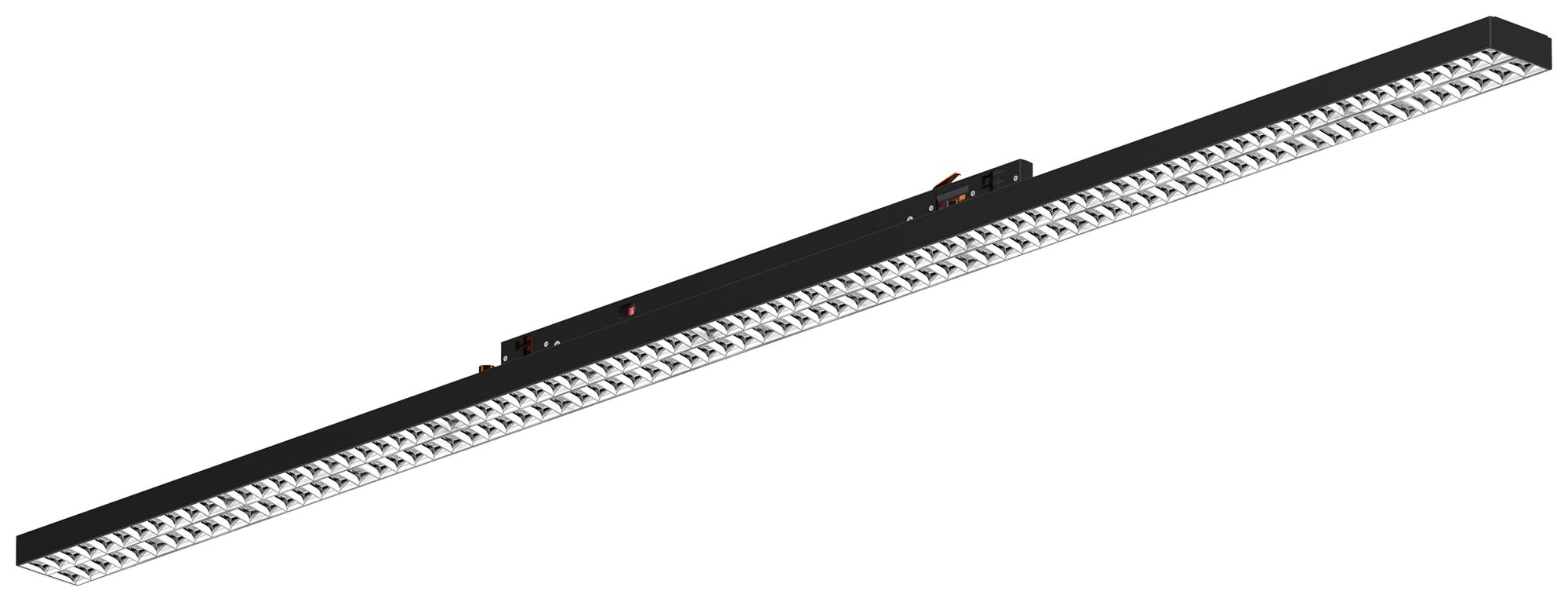Lampada apparente LED DOTLUX LINEAtrack 60W 9550lm 3000K ad3fa 1.5m nero 80°
