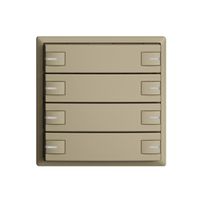 KNX-Taster RGB EDUE, 250mW, m.RGB-LED, 8×Taste, 1×Tastenb., sa