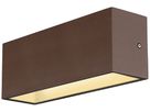 Applique LED SLV SITRA L UP/DOWN 24W 2700lm 3000/4000K 105° IP65 rouille