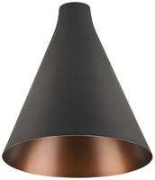 Paralume SLV LALU CONE acciaio Ø152×170mm nero bronzo a tinta unita