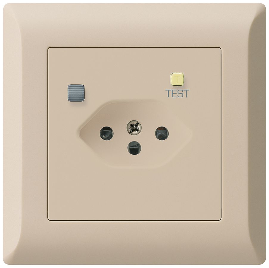 Prise ENC KLI T13 FI 30mA beige
