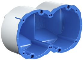 Hohlwanddose AGRO Quickbox Maxi 2×1 Ø83mm Schallschutz