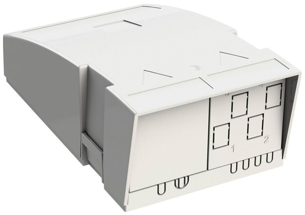 Patchpanel AGRO Mini 4-Port Singlemode OS2 weiss
