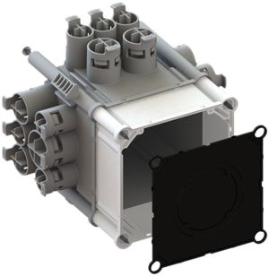 Boîte de dérivation ENC AGRO pour tube THFG 115×115×160mm