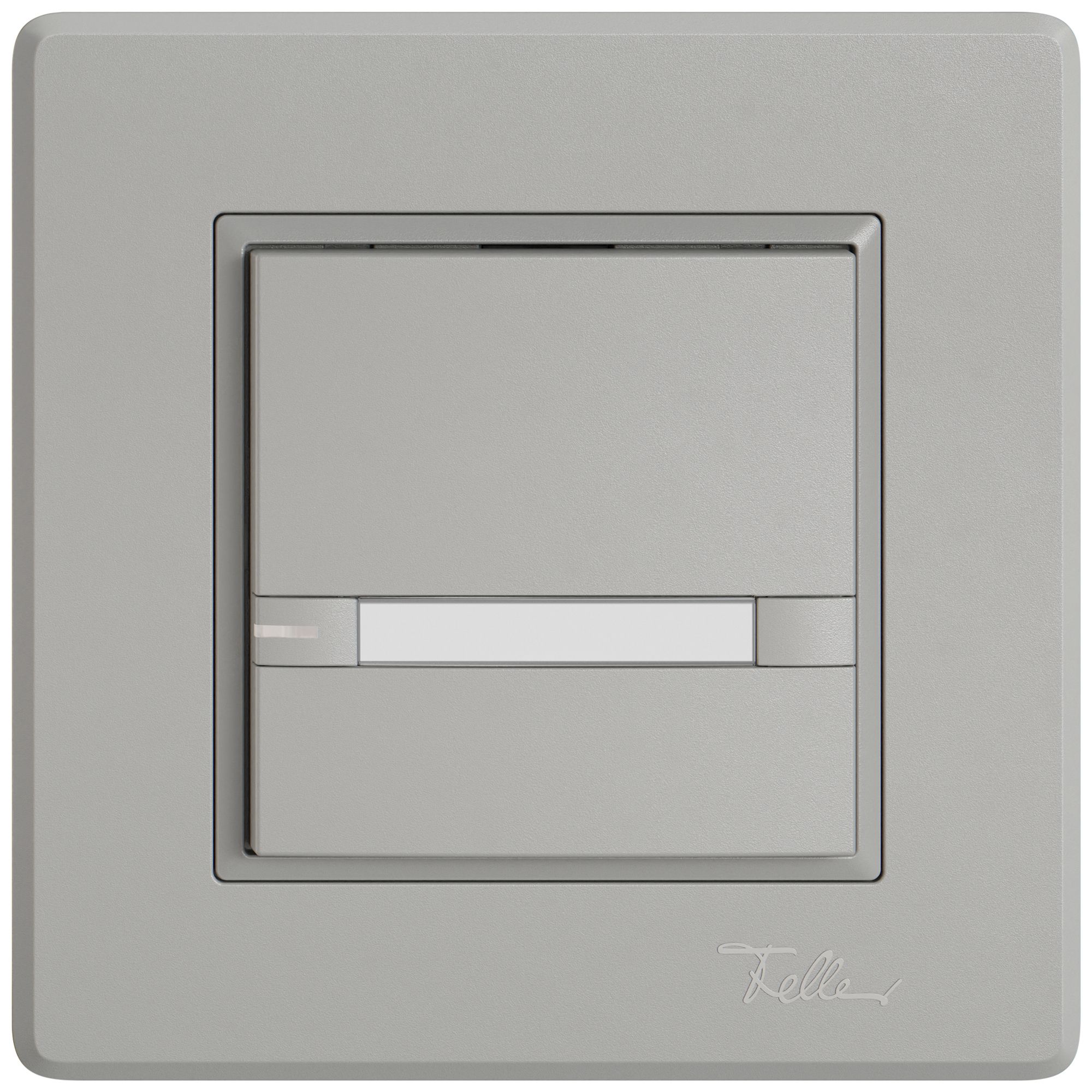 UP-Universaltaster EDIZIO.liv UNI SNAPFIX® 5…48V m.LED blau 1× 2-Tbed.Pap.hgu