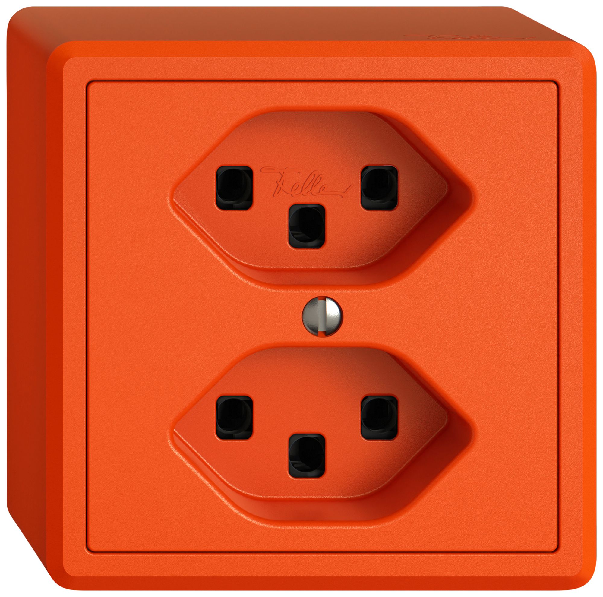 AP-Steckdose EDIZIO.liv SNAPFIX® 2×T23 or