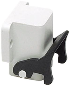 Boîtier annexe A3/A4 h=25.5mm LVB, coudé gris clair