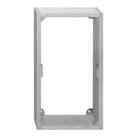 AP-Holzrahmen für FLF 5×5 Hartholz lackiert