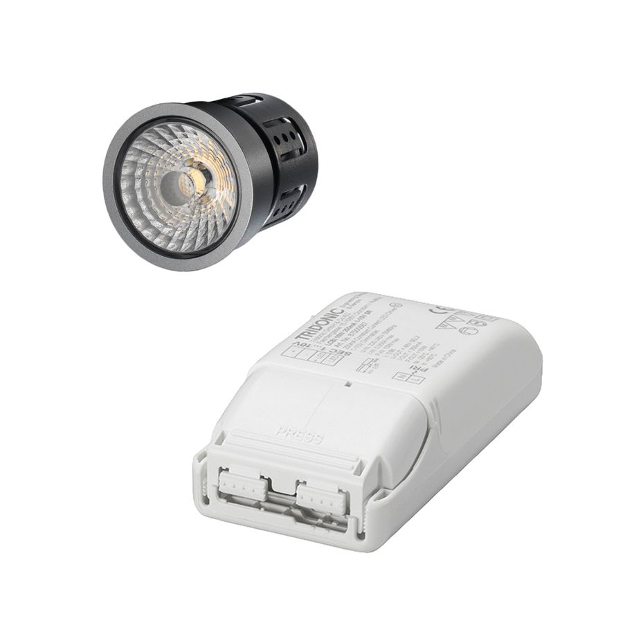 Ampoule LED 7W avec convertisseur 1-10 2700K 700lm Ra93+ variable 1-10