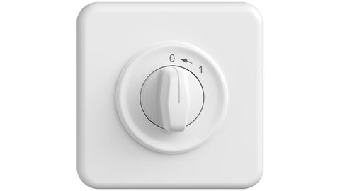 Schwenktaster mit Drehgriff