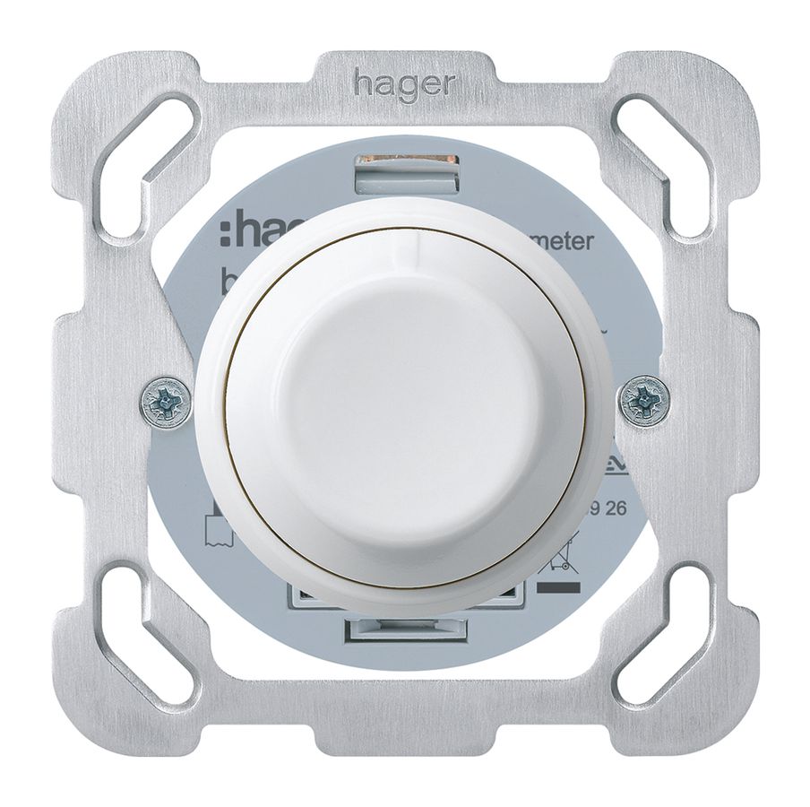 Potentiomètre de puissance ENC DALI TW Hager basico BM blanc