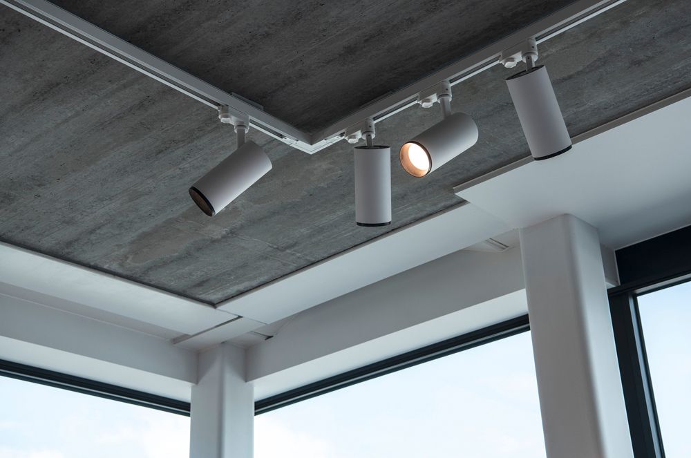 Spot LED SLV 3~ NUMINOS L DALI 28W 2400lm 2700K 36° Ø100×213mm blanc