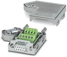 Presa D-Sub 9L femminile schermata con morsetto a vite