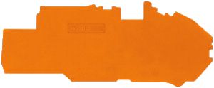 Plaque de fermeture WAGO 1mm orange