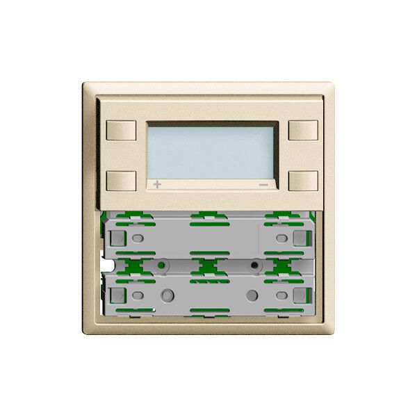 Placca frontale RTH KNX 1…4×EDIZIOdue crema, con LED RGB