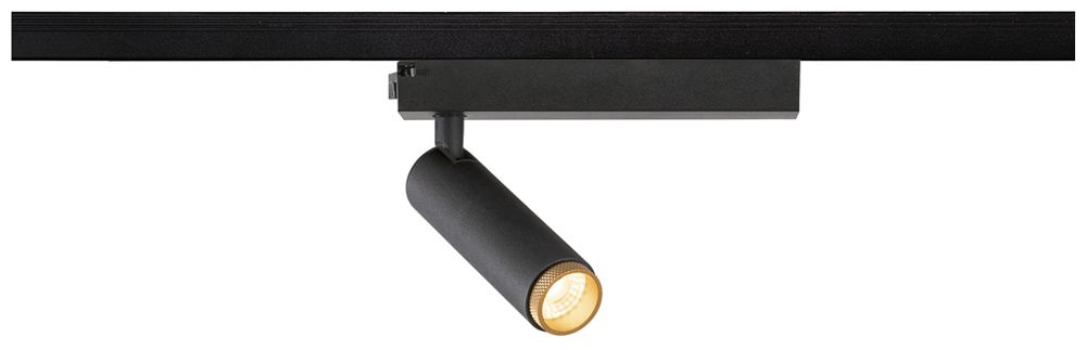 Spot LED SLV GRIP S 1×11W 610lm 930 29° REG AD1PH Ø30×101mm nero