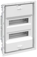 UP-Kleinverteiler ABB UK624NB, 2-reihig, 24TE, 480×367×95mm, weiss