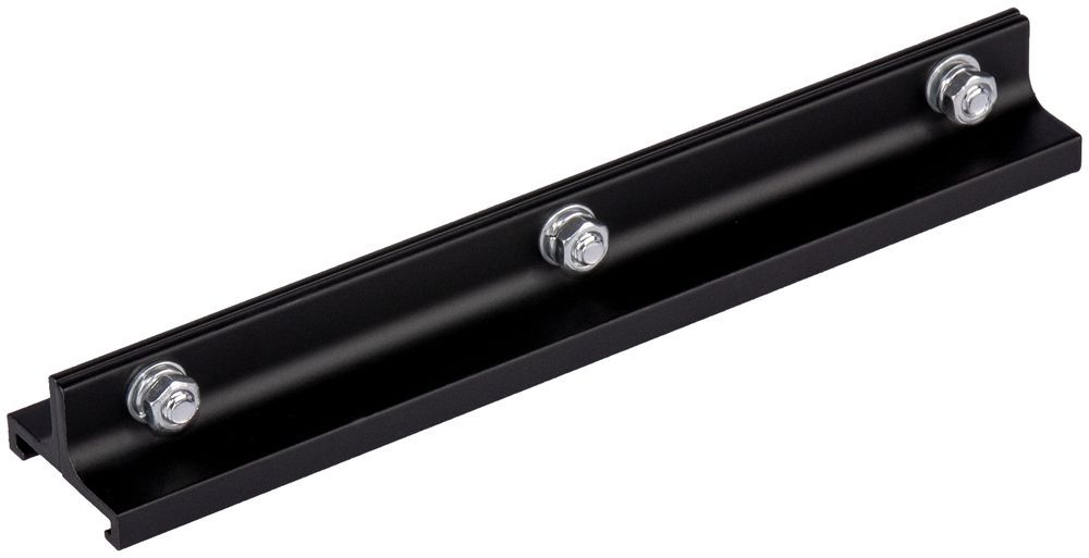 Élément de renforcement DOTLUX pour connecteur de rail à 3 phases noir