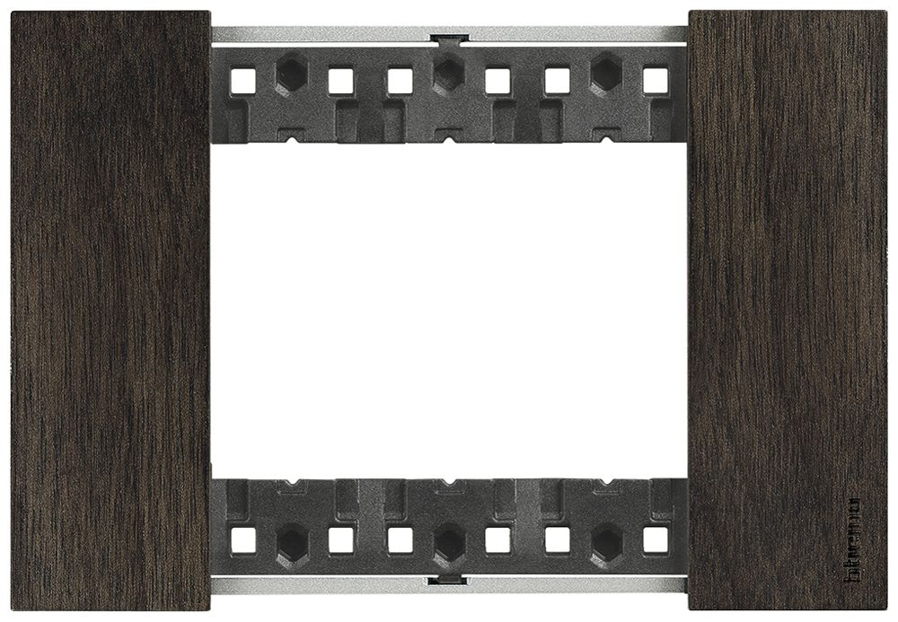 Abdeckrahmen Living Now 3 Module 125×86mm walnut