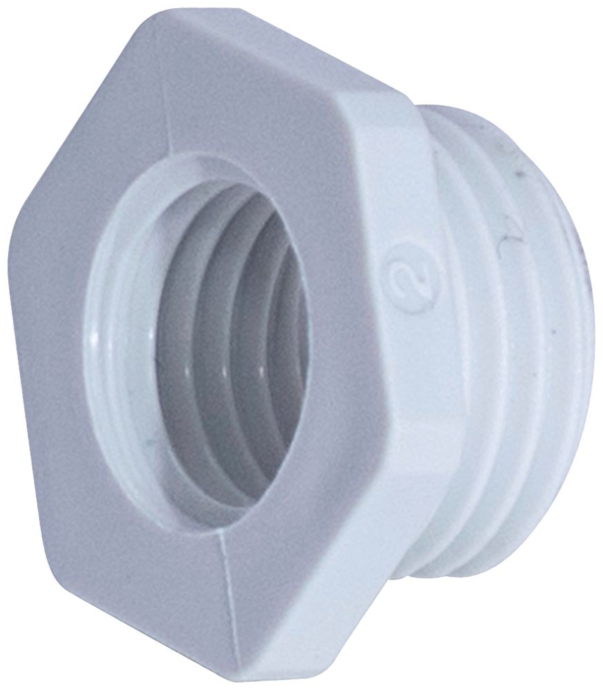 Reduktion PA aussen M40, innen M20 grau halogenfrei