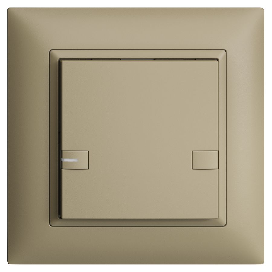 UP-KNX-Taster RGB EDUE FMI, 250mW, m.RGB-LED, 1×Taste, 2×Tastenb., sa