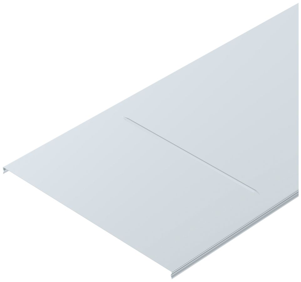 Couvercle Bettermann encliquetable pour caniveau à grille 400×3000, acier, FS