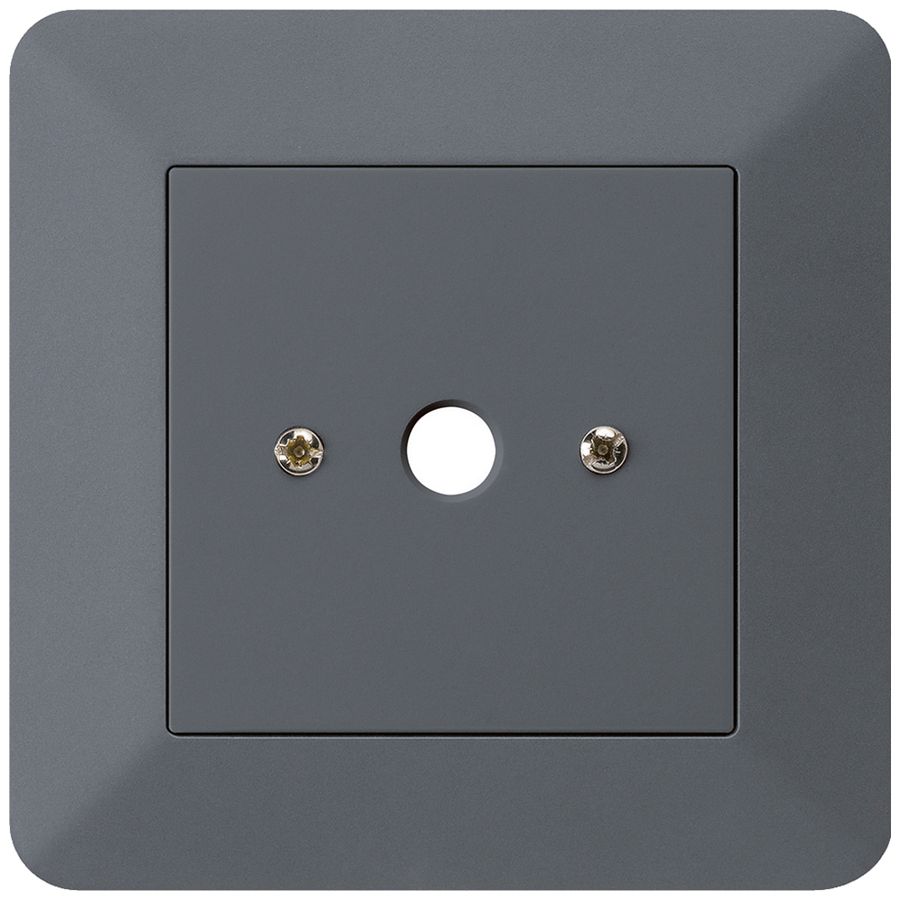 UP-Durchgangsdose kallysto.trend anthrazit Ø9mm ohne Klemmeneinsatz