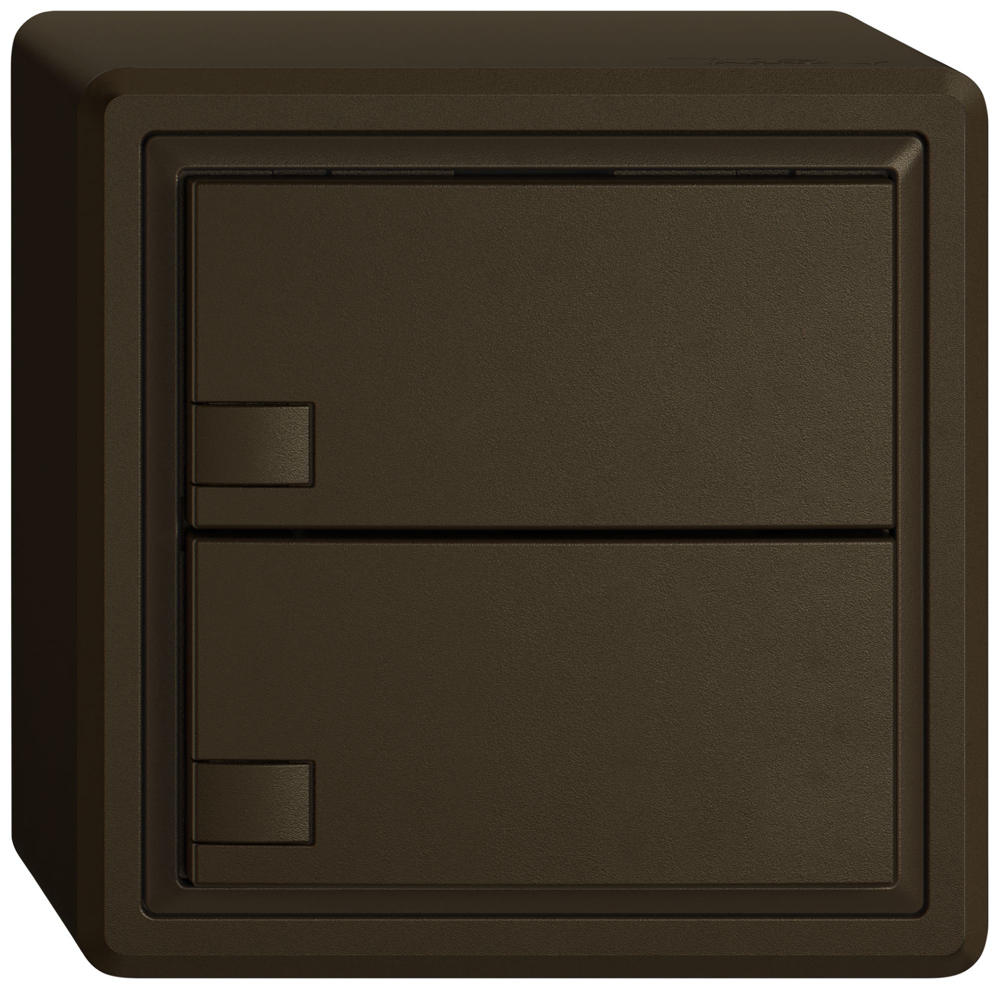 AP-Universaltaster EDIZIO.liv UNI SNAPFIX® 12…48V o.LED 2× 1-Tbed.br