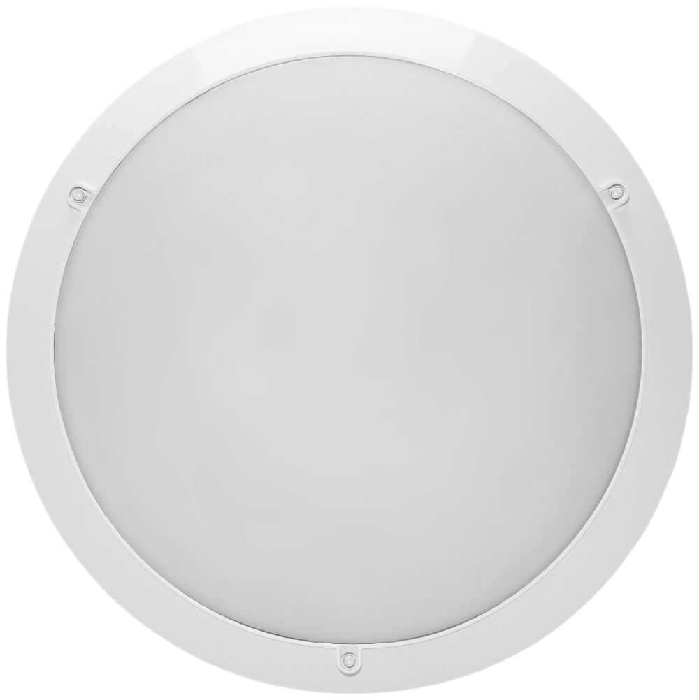 LED-Decken-/Wandleuchte INFINI 1000lm 14W ON/OFF Ø322mm vandalensicher weiss