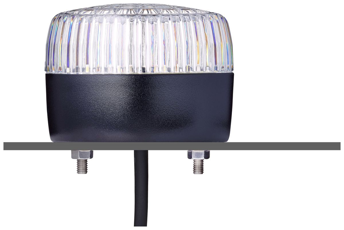 LED-Blinkleuchte Auer Signal PCL.024.37 24VUC, klar