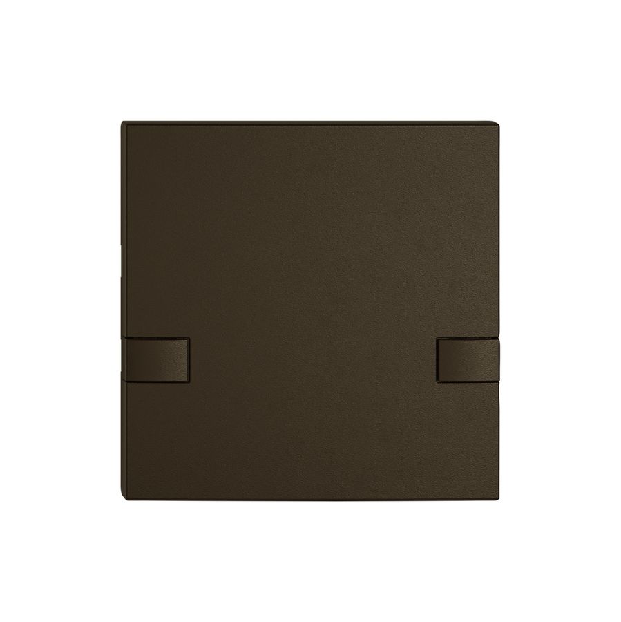 Poussoir 1/1 EDIZIO.liv SNAPFIX® p.KNX&UNI s.LED 2×comm.simple br