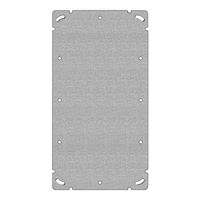 Befestigungsplatte Gr.4×2 137×257mm ohne Bohrung mit 10 Bef.-löchern