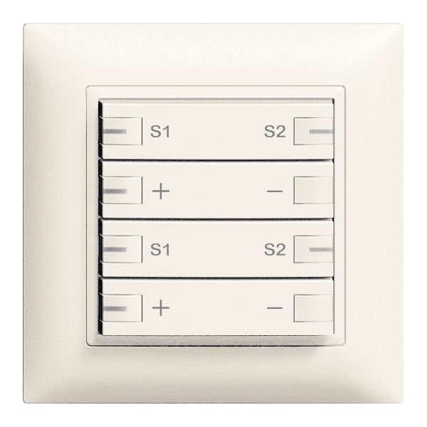 Variateur ENC ZEP 2c/4t stat c/sec. scène LED EDIZIOdue blanc