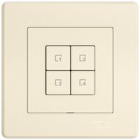 UP-Szenentaster EDIZIO.liv Wiser SNAPFIX® 4 Szenen 4 Tasten cr