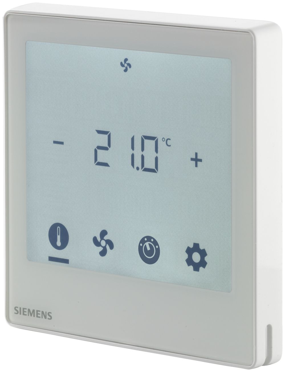 UP-KNX-Raumcontroller Siemens RDF800KN, Touch, 230VAC 5S 5A, weiss