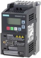 Frequenzumrichter Siemens SINAMICS V20 0.55kW 1/3AC ungefiltert Modbus