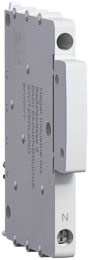 Modulo di alimentazione Hager uniway 63A, N, larghezza 9mm