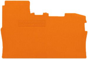 Abschluss/Zwischenplatte WAGO 0.8mm orange