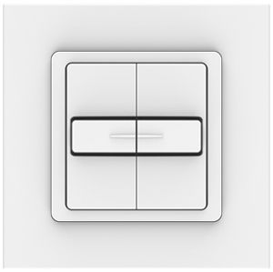 Interruttore per tapparelle INC Somfy Smoove Duo VB, per EDIZIO, bianco