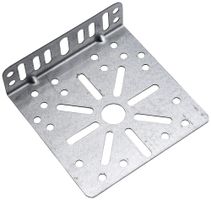 Montageplatte ELBRO, universal, Stahlblech verz., Schraubbefest., 130×130×40mm