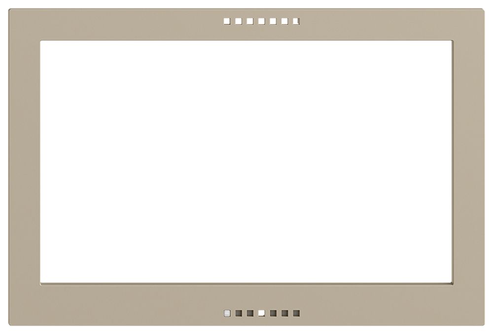 Piatta frontale EDIZIOdue per KNX-Panel 7" sand