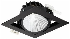 Downlight LED Philips GreenSpace GD351B 23W 2700lm 930 36° DALI 174×174mm noir