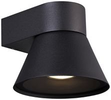 Applique Nordlux Kyklop Cone 1×GU10 25W IP54 Ø156×175mm nero