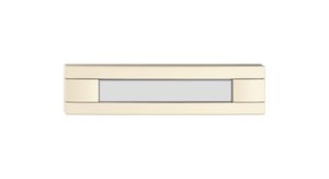 Poussoir 1/4 EDIZIO.liv SNAPFIX® p.KNX&UNI s.LED a.étiquette comm.2touch.cr