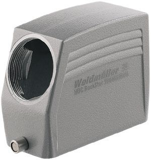 Steckergehäuse Weidmüller HDC 40D Längsbügel Unterteil hoch Gr.6 1×M25 seitlich