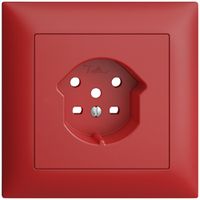 Kit frontale INC EDIZIOdue berry 88×88mm 1×T15