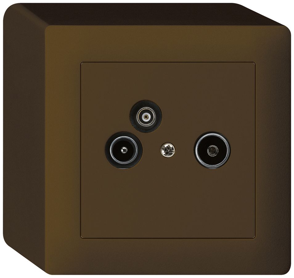 AP-Antennendose R/TV-Daten kallysto 19dB braun