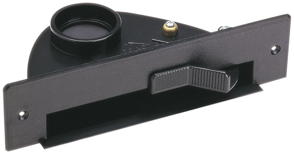 Kehrleistensaugdose 217×55×100mm schwarz