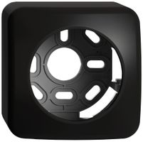 Cappa AP STANDARDdue SNAPFIX® per apparecchi QX per disco frontale 1×Ø60mm nero